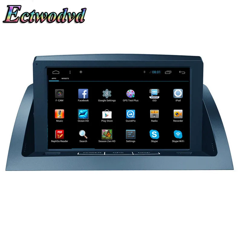 Ectwodvd 8 дюймов Octa Core Android 1 Автомобильная dvd навигационная система Радио стерео для