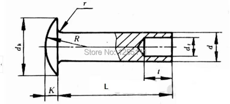 100 шт./лот высокое качество M3* 16 с полукруглой головкой половина полая заклепка Сталь с Никель