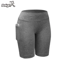 Женские быстросохнущие Компрессионные шорты для занятий йогой и фитнесом для бега в тренажерном зале эластичные спортивные штаны