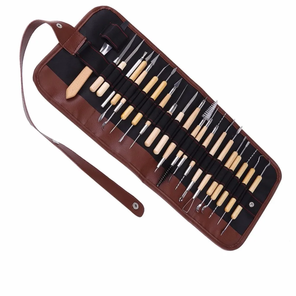 

22Pcs Ceramic Pottery Clay Tool Kit, Ribbon Sculpting Clay Pottery Modeling Tool, Dotting Sculpting Modeling Tool