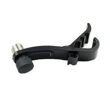 1pc Snare and Percussion Clip BlackDrum Microphone Mic Rim Clamp Holder