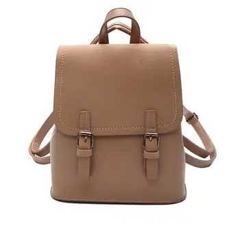

New Fashion Backpacks women' s bags soft pu Leather Shoulder Bag Multi-Function Female Ladies Pouch Pack woman bags