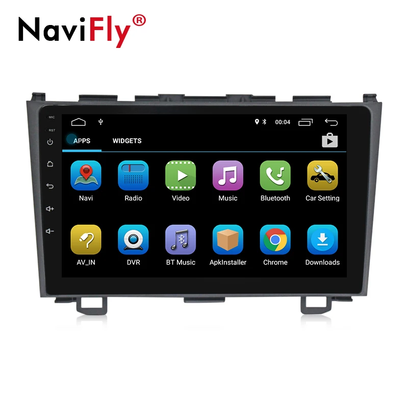 Discount Navifly Android 8.1 car multimedia player for Honda CRV 2007 2008 2009 2010 2011 Automotivo radio GPS navigation FM RDS 1