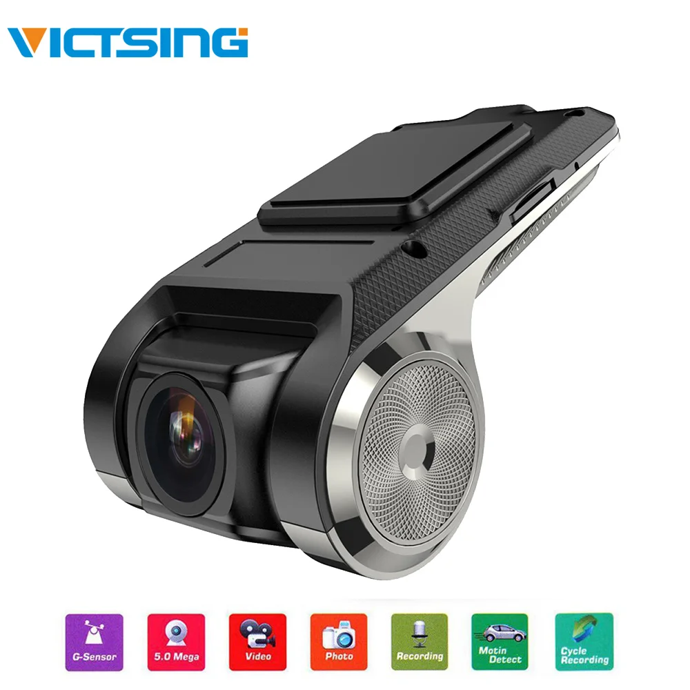 

VicTsing ADAS Camera 1080P Car Dashcam Video Recorder WiFi ADAS G-sensor Recorder Android Auto Digital Video GPS Monitor Display