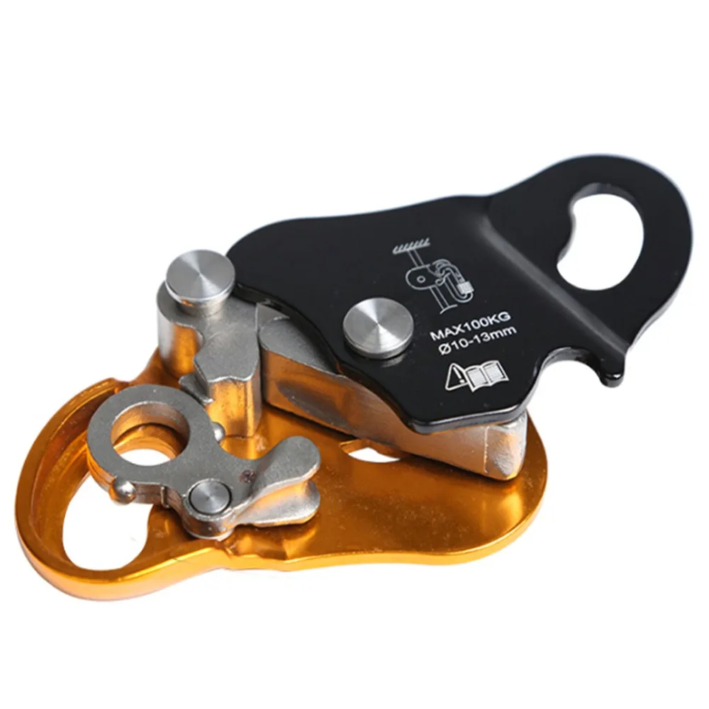 Cena 100KG Aerial Work wspinaczka Rescue spadek aresztowania samoblokujący sprzęt do ochrony zdejmowana lina Grab Camping wspinaczka Rescue Device