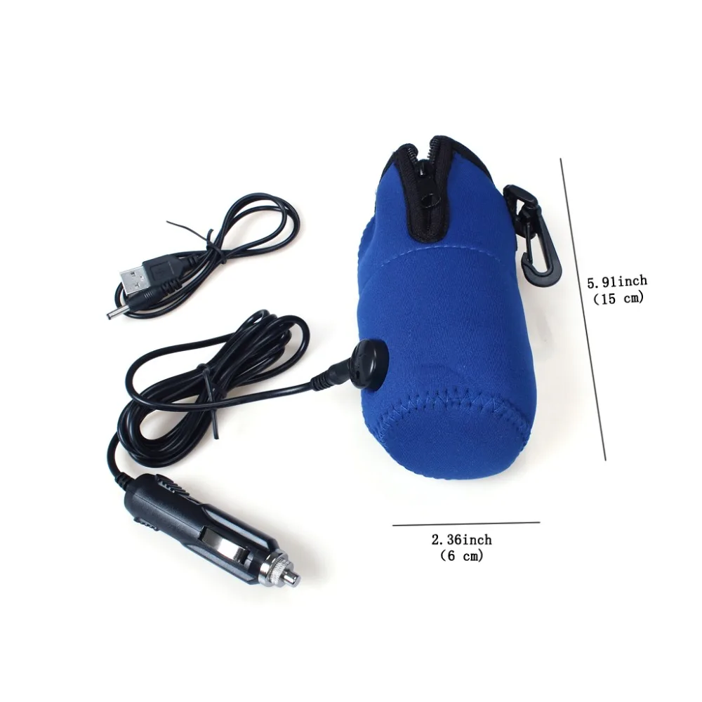 Universal Safe Travel Bottle Warmer Heater For Baby Kid in Car With Car Cigarette Lighter Cable  (3)