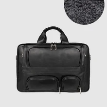 CARANFIER Мужские портфели из натуральной воловьей кожи сумки бизнесмен документов сумки через плечо 17 дюймов сумки для компьютера