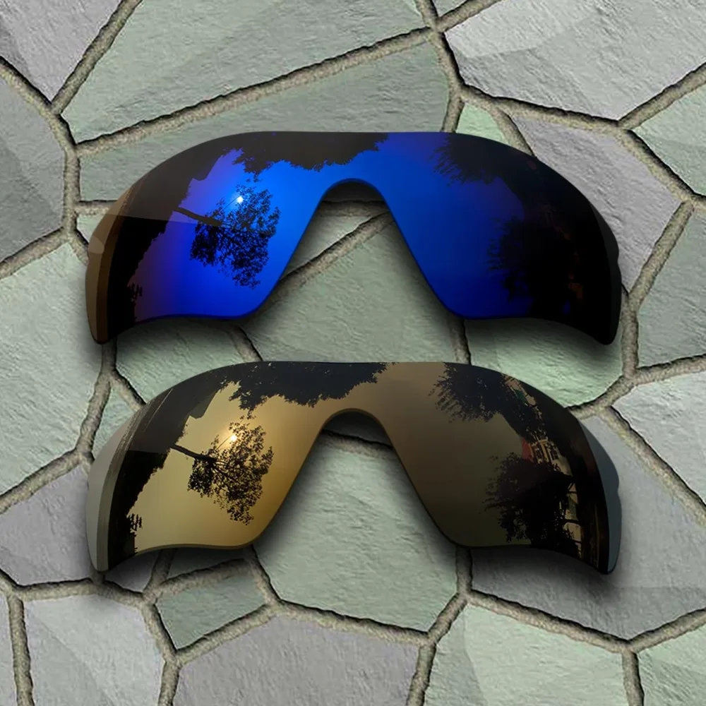 

Violet Blue&Bronze Copper Sunglasses Polarized Replacement Lenses for Oakley Radar Path