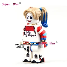 Одиночная супергерой отряд самоубийц Харли Куинн строительные блоки экшн-наборы Модель Кирпичи игрушки для детей