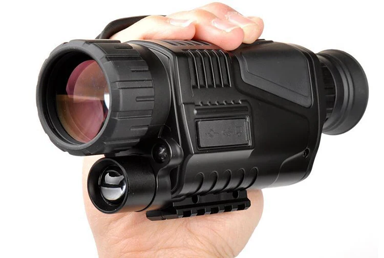 Alcance com Câmera Monocular de Visão 5x40 de Longo Âmbito Noturna Infravermelha Digital Infravermelho Caça Telescópio Embutida 4 Telescópio e binóculos