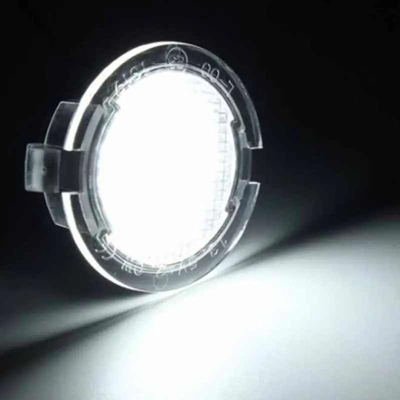 

2Pcs LED Under Side Mirror Puddle Light for Ford Edge Fusion Flex Explorer Mondeo Taurus F-150 Expedition
