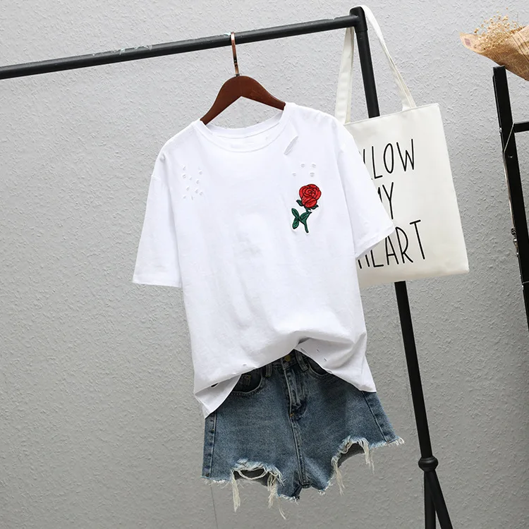 DZ Women Tshirt Tumblr Women's T-shirt 2018 Summer O-neck Cotton Graphic K141 DZ Women Tshirt Tumblr Women's T-shirt 2018 Summer O-neck Cotton Graphic K141