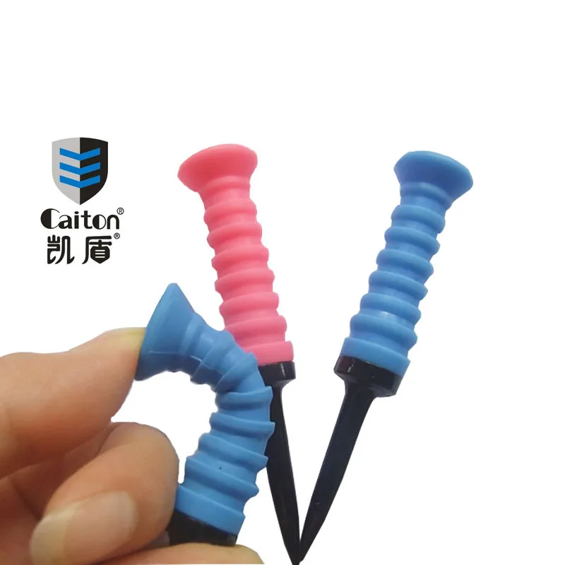 Free Shipping Brand New golf tees,83mm rubber Elastic tee,Low resistance,3pcs in box, Golf Tee