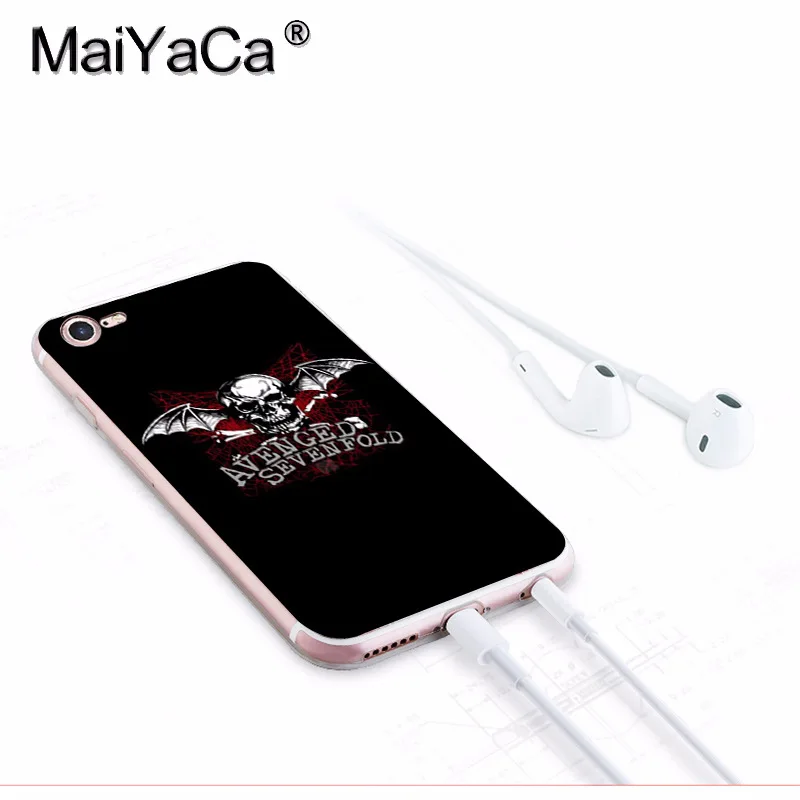 MaiYaCa Avenged Sevenfold роскошный резиновый чехол для телефона iphone 11 pro 8 7 66S Plus X 10 5s SE XS XR XS MAX Coque Shell