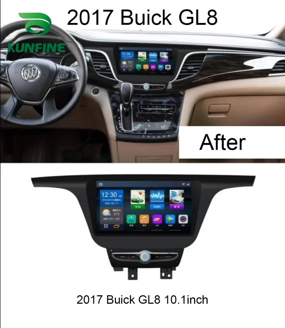 Flash Deal Octa Core Android 8.1 4GB RAM 64GM ROM Car DVD GPS Navigation Player Deckless Car Stereo For BUICK GL8 2017  Radio Headunit WIFI 1