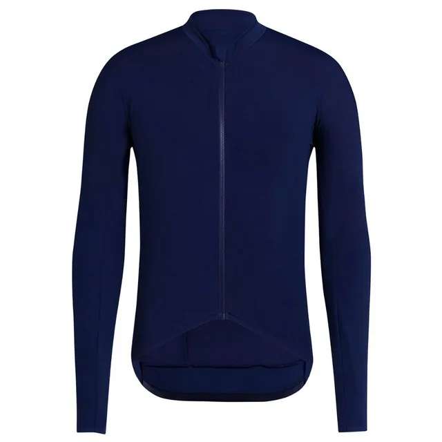 

spexcel 2019 Navy Pro team Autumn Winter Thermal fleece long sleeve cycling jersey road bicycle clothing race fit cycling gear