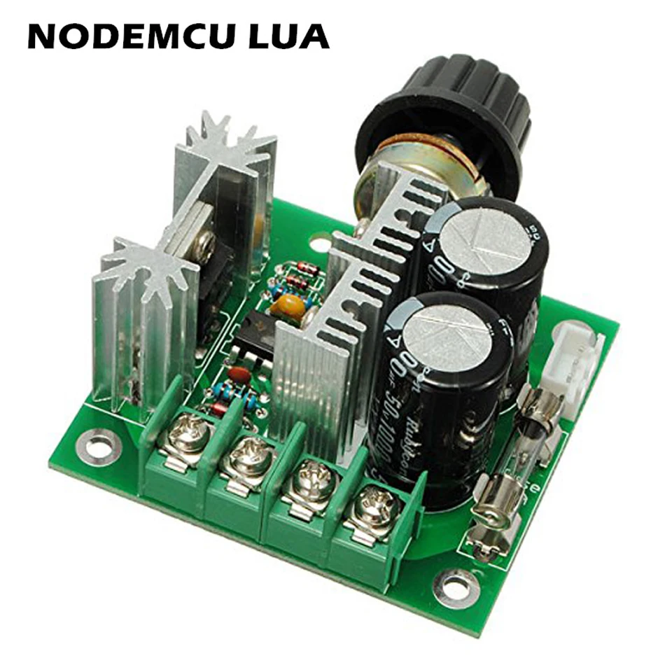

DC Motor Speed Controller 12V-40V 10A PWM DC Motor Governor Stepless Variable Speed Control Switch Module 0.01-400W