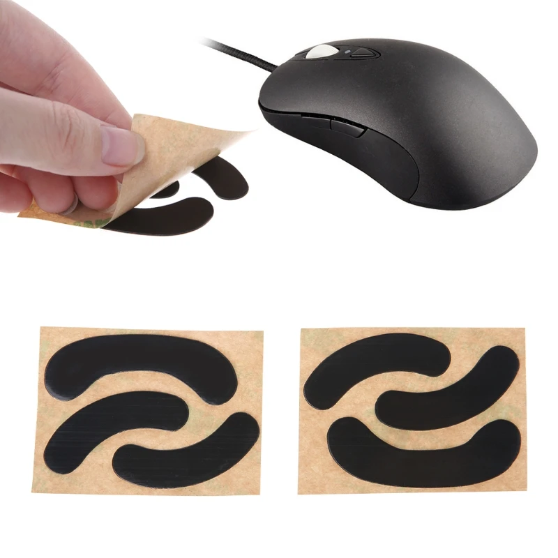 Best BGEKTOTH High Quality 2 sets 0.6mm Mouse Feet Mouse Ottomans Mouse Skates for SteelSeries XAI Sensei RAW MLG