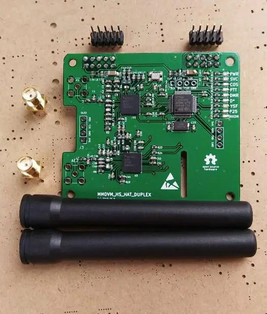 

2018 Duplex MMDVM Hotspot Support P25 DMR YSF for Raspberry Pi + 2pcs X Antenna