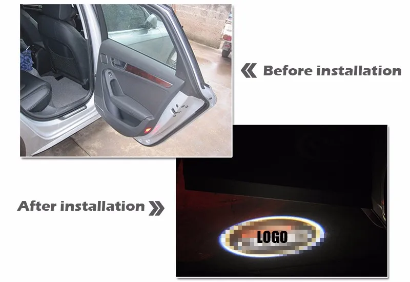 Laser Porta do Carro LED Cortesia Fantasma