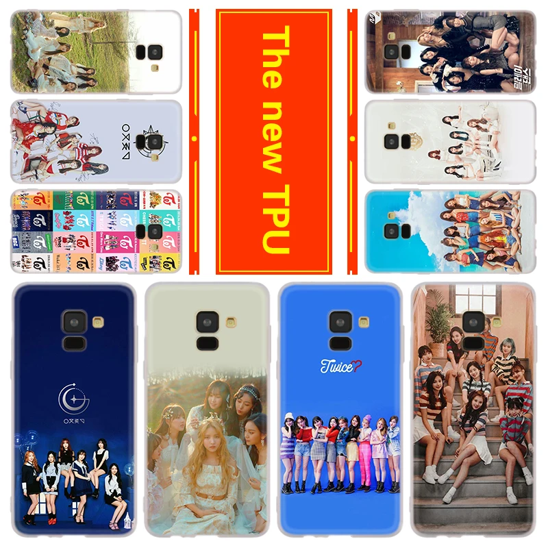 

Phone for Samsung Galaxy A50 A10 A20 A30 A60 A70 a750 a6 a8 a9 a7 2018 Plus a3 a5 a7 2016 2017 Cover Case Twice Mina Momo Kpop