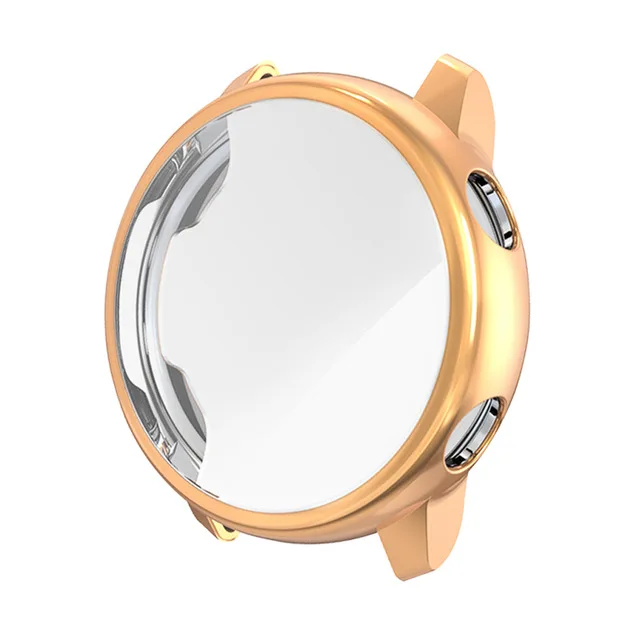 Для samsung Galaxy часы активное 40 мм SM-R500 чехол Экран протектор светильник полное покрытие тонкий мягкий ТПУ Универсальный амортизирующий бампер для аксессуары - Цвет: rose gold