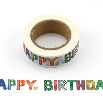 

Color paper tape DIY decorative scrapbook planner masking tape label sticker