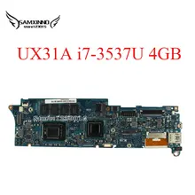 UX31A For ASUS Laptop Motherboard UX31A2 REV4.1 2.0 Mainboard with Intel Core i7 3537U 4GB Fully Tested 60 days warranty