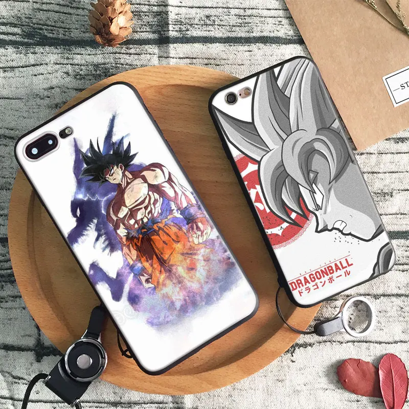 

DRAGON BALL Z DBZ Goku Cover Shell For Apple iPhone 5 5S SE 6 6S 6Plus 6sPlus 7 7Plus 8 8Plus X Soft Silicone Tpu Phone Case
