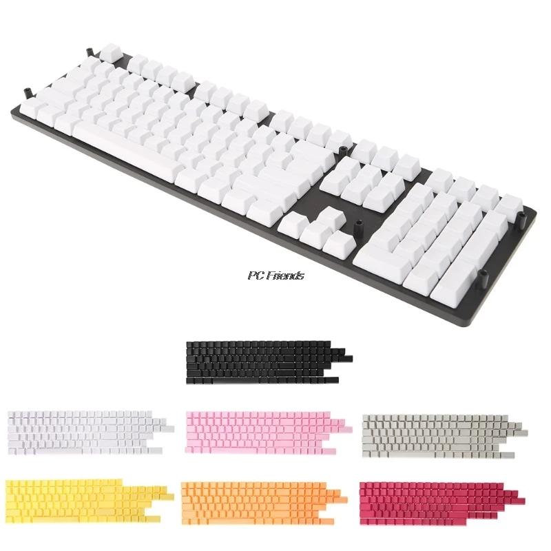 

Blank 104 ANSI ISO layout Thick PBT Keycap For OEM Switches Mechanical Keyboard