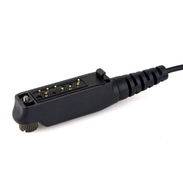 Finger PTT Горло микрофон Акустическая трубка Динамик для SEPURA STP8000 двухканальные рации