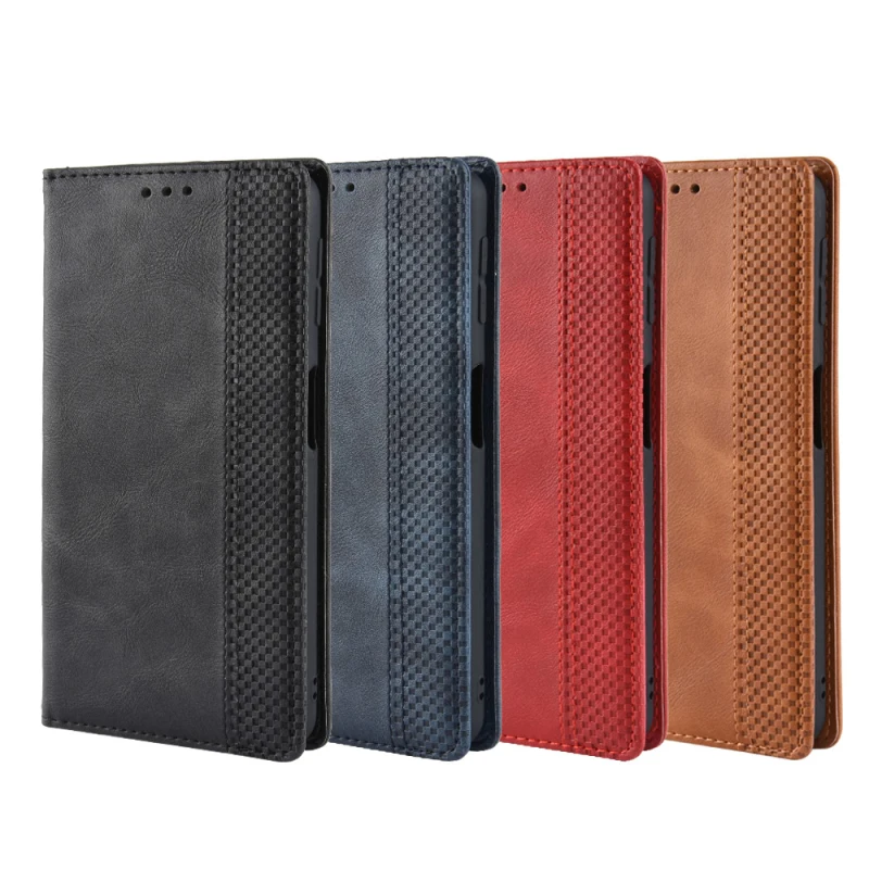 Samsung Galaxy A7 2018 A750 Retro leather flip case_7