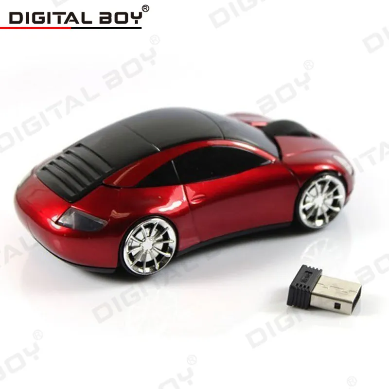 2.4G Wireless Mouse Mini Optical Mouse Mice Car Style for Laptop PC USB Receiver Mause Game