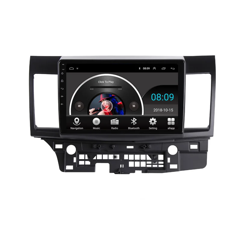 Clearance 10" 2.5D IPS Android 8.1 Car DVD Multimedia Player GPS for Mitsubishi Lancer 2008 2009 - 2016 audio car radio stereo navigation 15