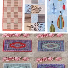 1:12 Масштаб Кукольный домик мини-ковер миниатюрный тканый турецкий ковер кукольный домик мини-ковер миниатюрный кукольный домик для DIY