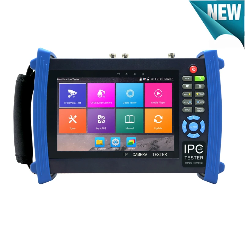 

New IP tester 8MP TVI CVI TVI SDI Camera Tester IP test monitor AHD tester CVI Teste CCTV Tester with Security camera