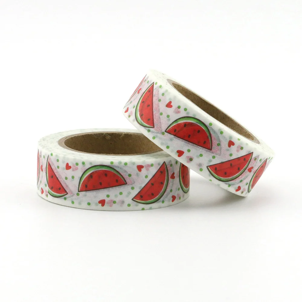 

1pcs Cute kawaii Watermelon fruit Masking Washi Tape Decorative Adhesive Tape Diy Scrapbooking School Office Supply