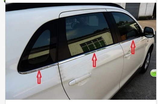 

Chrome Under Window Trim Kit For OUTLANDER SPORT RVR ASX 2010 2011 2012 2013