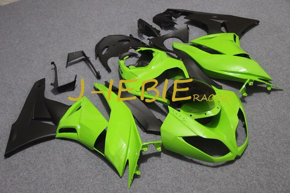 

Green black ABS Injection Fairing Body Work Frame Kit for Kawasaki NINJA ZX6R ZX6 ZX 6 R 2009 2010 2011 2012