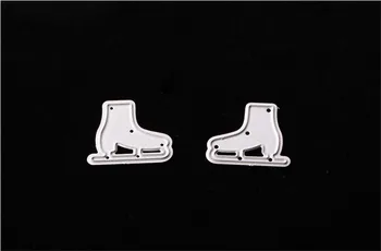 Skates Metal Cutting Dies Stencil DIY Scrapbooking Decorative Craft Photo Album Embossing Folder Paper Crad