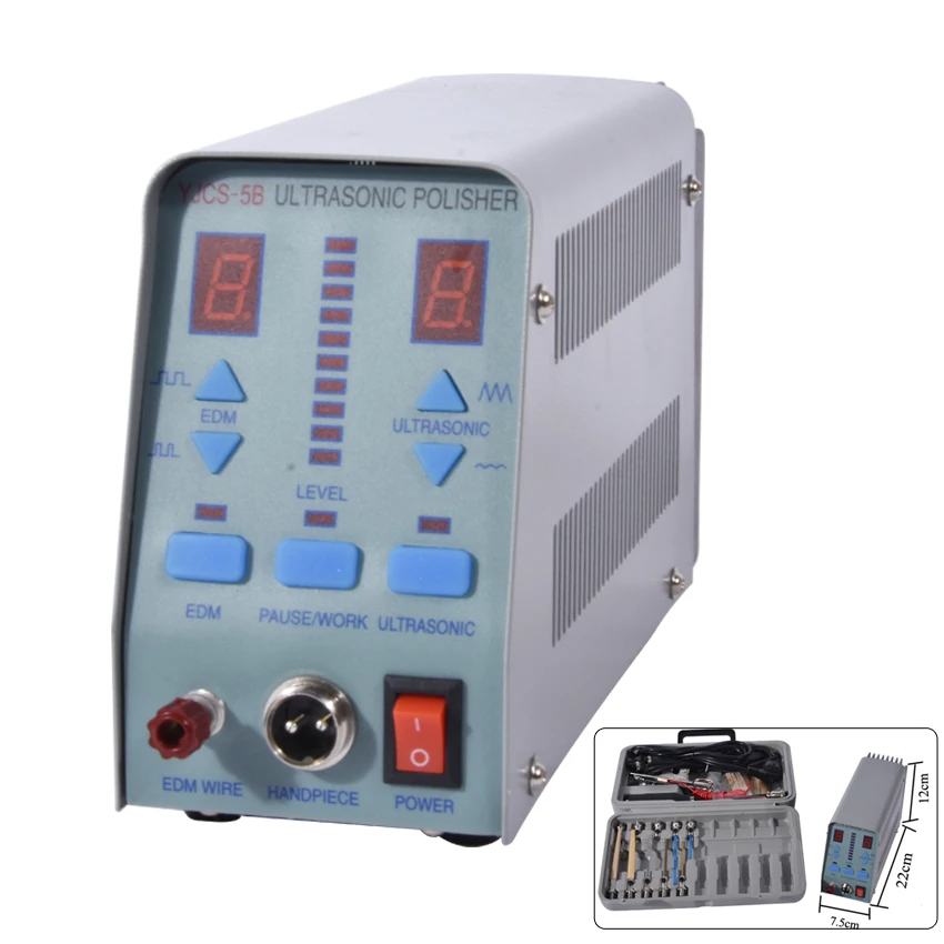 

1PC YJCS-5B Professional Ultrasonic Mold Polisher high-quality dual-function electronic polishing machine
