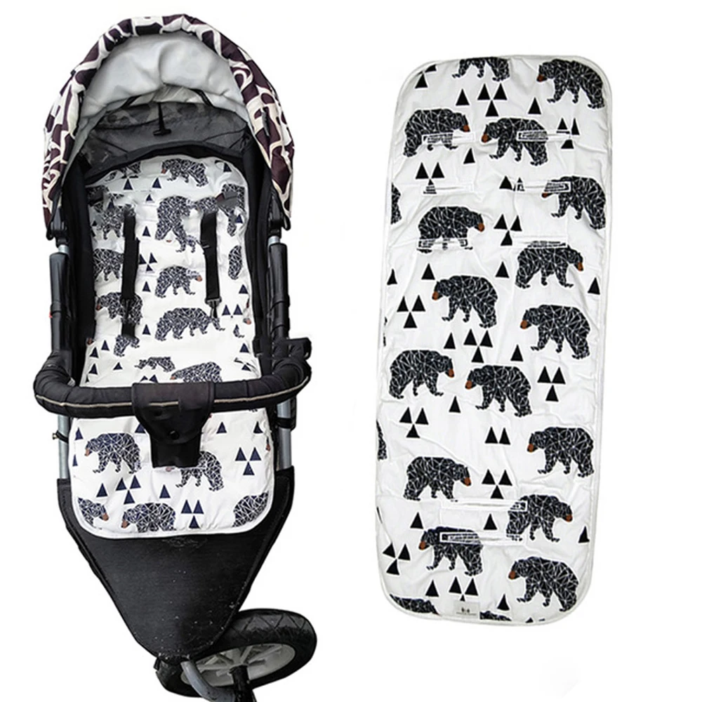 

Baby Stroller Accessories Cotton Baby Diaper Pad Baby Stroller Cushion Soft Pushchair Pad Seat Pad For Prams Stroller Accessory