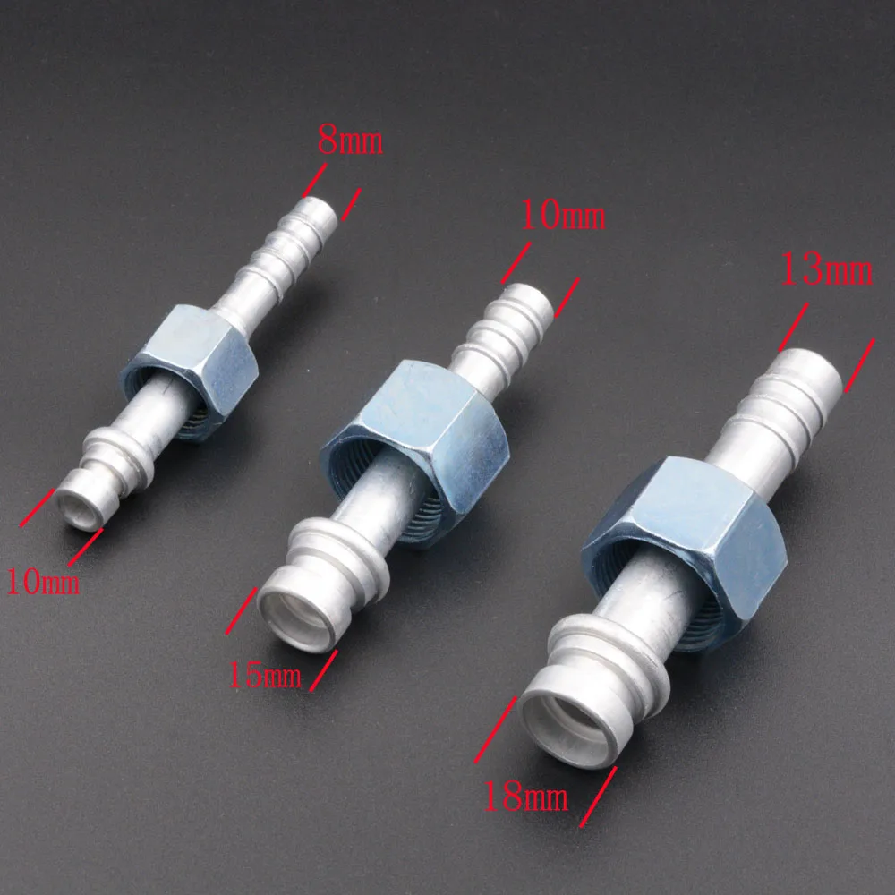 Car Air Conditioning 6 8 10 R134a Straight Barbed O Ring Female