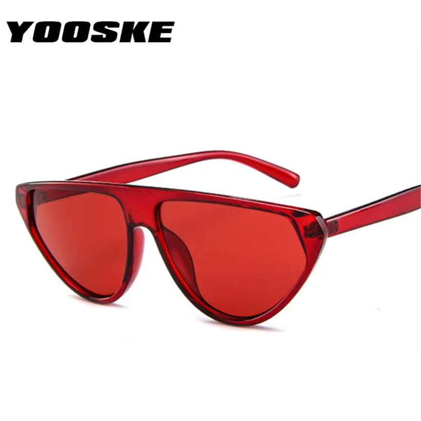 

YOOSKE Oversized Frame Cat Eye Sunglasses Women Men Luxury Brand Designer Sun Glasses Vintage Fashion Sexy Lady UV400 Goggle