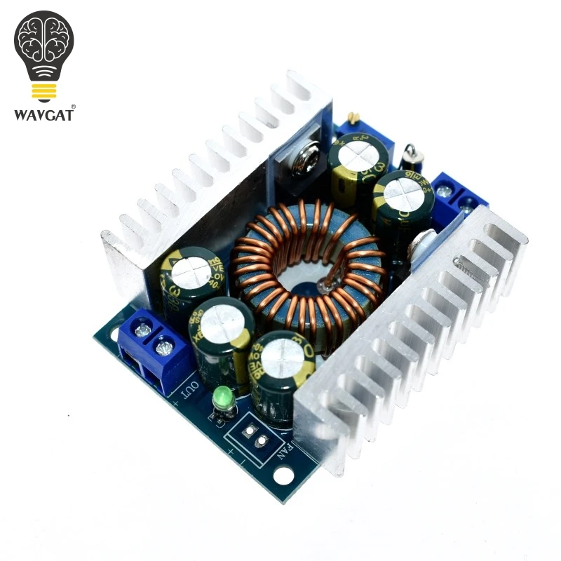 100 Вт 5 40V 12A DC высокое Мощность низкий уровень пульсаций Регулируемый понижающий