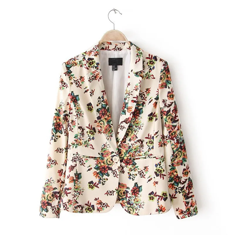 9 New and Attractive Designs of Women's Floral Blazers Styles At Life
