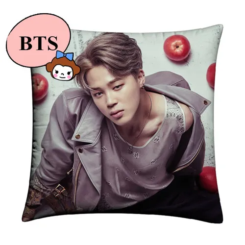 Kpop Jimin V Jin WINNER квадратная подушка 40 см* 40 см на заказ подарок для девочки - Цвет: picture