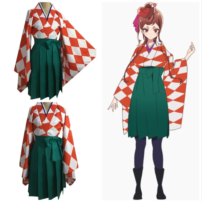Аниме ZOMBIE LAND SAGA Косплей югири костюм кимоно платье для девочек Женский взрослый
