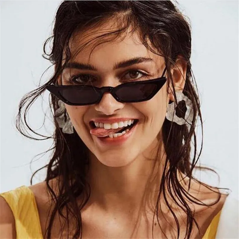 Кошачий глаз солнцезащитные очки женские роскошные брендовые дизайнерские винтажные прозрачные солнцезащитные очки Женские Ретро Красные черные очки