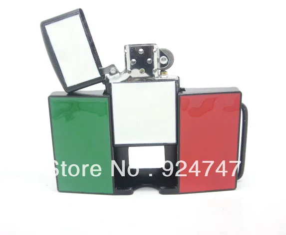 

Italy Flag Lighter belt buckle